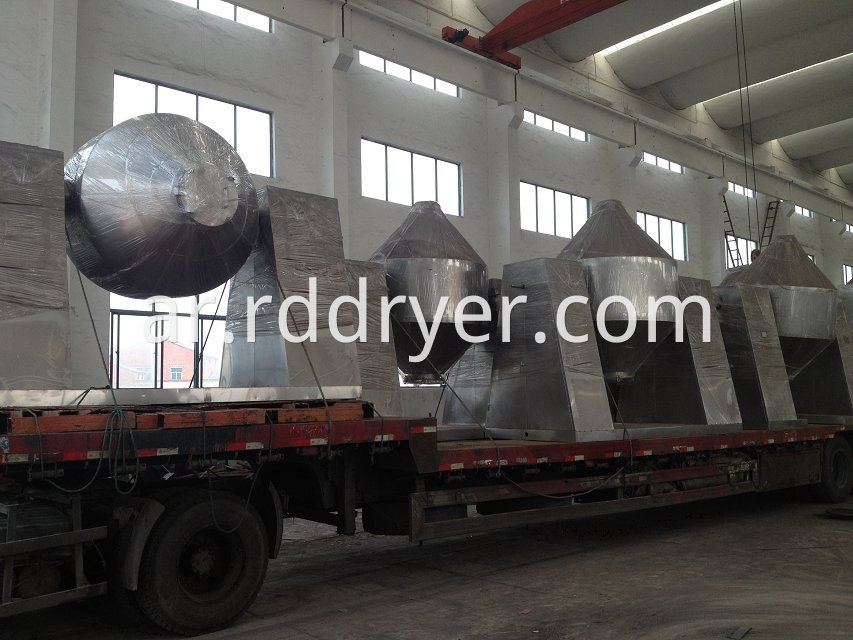 Double Cone Low Temperature Rotary Vacuum Dryer in Pharma Industry